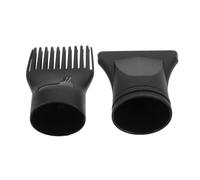 DECOMELODY Herramienta Para Peinar El Cabello Boquilla Para Secador De Pelo 2 Piezas Plana y Peine De Plástico Compatible Para Salón Peluquería Uso Profesional