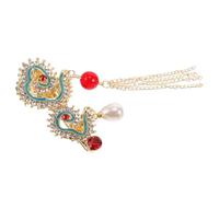 DECOMELODY Horquilla Pelo Mujer Elegante Clip de Pelo con Borlas y Cristales para Boda Accesorio Vintage para Peinados Femeninos