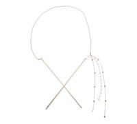 DECOMELODY Horquilla Retro Cabello Doble Cadena y Horquilla De Estilo Chino Para Mujeres y Niñas Palillo Cabello