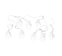 DECOMELODY Horrible Skeleton Hand Wall Decor Creepy Hanging Ornament For Haunted House Escape and Party Use Lightweight and Reusable