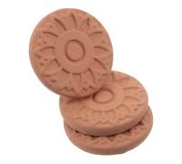 DECOMELODY Humidificador de Arcilla para Cigarros 3 Unidades, Disco de Terracota para Control de Humedad, Hoja Humectante para Humidor, Accesorio para Conservar Cigarros en Hogar y Viaje