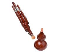 DECOMELODY Instrumento de viento étnico tradicional chino de cucurbitácea para principiantes tono Fa descendente fácil de tocar pronunciación precisa práctica diaria y presentaciones formales