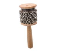 DECOMELODY Instrumento Musical Cabasa de Madera Portátil Juguete de Percusión Pequeño para Mejora Ritmo y Coordinación Diseño Seguro y Atractivo para Principiantes