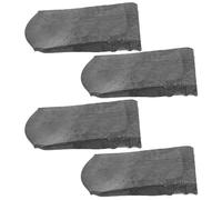 DECOMELODY Juego de 4 Piezas de Cuñas de Hierro para Azada Manual Accesorios de Fijación de Cabezal Tamaño 38X68X08 CM Herramienta Resistente para Jardinería y Agricultura