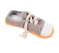 DECOMELODY Juguete para Perros Pequeños Resistente para Masticar con Diseño de Zapato Chirriante Material Duradero y Seguro para Limpiar Dientes y Evitar Daños Muebles