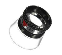 DECOMELODY Lupa Cilíndrica de Escritorio 15X Portátil Material ABS Resistente Tamaño Compacto Herramienta de Aumento para Mapas Joyería y Reparación Uso Doméstico y Educativo