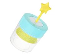 DECOMELODY Máquina Espumante para Lavar la Cara 1 Unidad Tamaño Compacto Plástico Azul Estrella Bomba Automática Cuidado Facial Uso en Gel y Champú