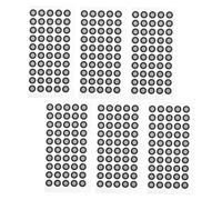 DECOMELODY Marcadores Reflectantes para Escaneo 3D Hojas de Puntos de Posicionamiento de Película Reflectante de 0,15 Mm Alta Reflectividad 6 Hojas Uso Industrial y Científico para Marcado