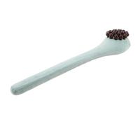 DECOMELODY Masajeador Manual de Meridianos 48 Cm Martillo de Percusión y Cabeza de Masaje de Madera, Palmaditas para Espalda, Cuello y Hombros, Herramienta Portátil para Hogar y Oficina