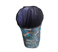 DECOMELODY Mochila Para Tambores Africanos Djembé 8 Pulgadas, Bolsa Doble Capa Azul Camuflaje De Tela Oxford Resistente Al Agua, Cómoda Para Transportar Instrumentos Musicales De Percusión Manual