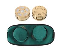 DECOMELODY Moxibustión Portátil de Cobre sin Humo Caja Dual Resistente al Calor para Terapia Tradicional Cuello Rodilla Hombro Cintura y Espalda Incluye Accesorios para Alivio Natural Rápido