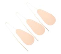 DECOMELODY Paño de Limpieza Absorbente para Instrumentos de Viento 3 Piezas, Color Beige, para Saxofón, Clarinete y Flauta, Tamaño Compacto para Viajes, Limpieza Profunda y Antirayaduras