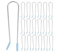 DECOMELODY para Rulos Calientes de 19 CM 24 Unidades Repuesto para Rizadores Eléctricos Herramienta para Peinar el Cabello Resistente a Altas Temperaturas Sujeción Estable para Rizos