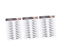 DECOMELODY Pegatinas De Transferencia Para Cejas Impermeables 3 Unidades Tamaño Estándar Ceja De Imitación Para Personas y Escasas Uso Fácil