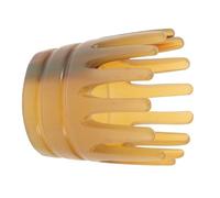 DECOMELODY Peine de Masaje de Cuerno de Buey Natural Herramienta Guasha para Acupresión Cepillo Exfoliante Antielectrostático para Cabelludo Masajeador Unisex para Cuidado Capilar Diario