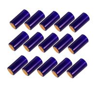 DECOMELODY Película Selladora Termorretráctil para Botellas de Vino Tapón Desechable Azul Unidades para Sellado Rápido con de Calor Bares y Restaurantes