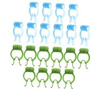 DECOMELODY Pinzas Nasales 20 Piezas (azul y Verde) Para Hemorragias Nasales, Clip Nasal Antideslizante, Ligero y Cómodo Para Uso Doméstico, Fijación Nasal y Corrección Respirable, Uso Diario