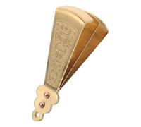 DECOMELODY Pinzas para Vello Facial Fino de Cobre Dorado Precisión para Depilar y Moldear Barba en Hombres, Herramienta Manual Compacta y Duradera