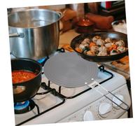 DECOMELODY Placa de Conducción Térmica de Aluminio con Mango Plegable Difusor de Calor para Cocina Gas Inducción Bandeja para Descongelar Carne y Uso Multifuncional