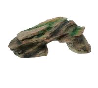 DECOMELODY Plataforma para Trepar Tortugas y Reptiles Cueva de Resina, Accesorio de Terrario Realista, Tamaño Mediano, Hábitat de Descanso para Tortugas y Reptiles, Adecuado para Terrarios