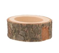 DECOMELODY Plato De Alimentación De Madera Cuenco para Hámster y Conejos Comedero Pequeño Diseño Masticable Fácil De Limpiar