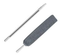 DECOMELODY Plumero de Microfibra Retráctil y Flexible Mango Extensible para Limpiar Polvo Huecos y Parte Inferior de Muebles Incluye 1 Paño Lavable Adecuado para Limpieza Doméstica
