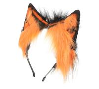 DECOMELODY Plush Animal Ear Headband Multi Function Lovely Hairband Cosplay Accessory Comfortable For Various Occasions