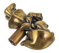 DECOMELODY Pomo De Puerta De Latón Forma De Niña Orando Para Habitaciones Infantiles Tirador Decorativo Para Armarios y Cajones Estilo Vintage Acabado Elegante y Duradero