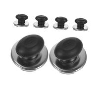 DECOMELODY Pomo para Tapa de Hervidor de Agua Silbato Audible, 6 Piezas de Plástico Resistente, Mango Ergonómico y Desmontable, Repuesto para Cocina y Oficina