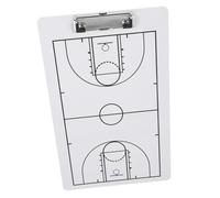 DECOMELODY Portapapeles Baloncesto Táctico Doble Cara Pizarra de Borrado Seco para Entrenadores Tablero Resistente para Demostración y Estrategia Partidos y Entrenamientos