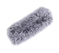 DECOMELODY Protector Viento Micrófono Peludo para Grabación Exterior Entrevistas Funda Antiviento Desmontable para Micrófonos Filtro Pop Profesional Ultrafino