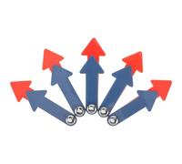 DECOMELODY Punteros de Reloj 5 Piezas de Plástico Remaches, Manecillas para Reparación y Bricolaje, Accesorio para Reloj Educativo Infantil