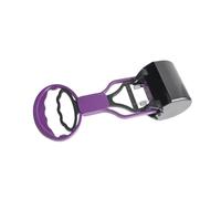 DECOMELODY Recogedor de Arena para Gatos y Mascotas Pala Pequeña de Plástico Morado Mango Largo y Clip Práctico Herramienta de Limpieza para Heces y Basura al Aire Libre