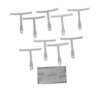 DECOMELODY Reglas de Radio para Guitarra con Calibre de Cuerda Herramientas de Luthier Hierro y Plástico Duradero para Medir Acción y Radio Debajo Cuerdas Guitarras Eléctricas y Acústicas