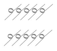 DECOMELODY Resortes de Torsión Metálicos para Bote de Basura, 10 Piezas, 3 Vueltas, Repuesto para Tapa Abatible, Muelle Torsional Flexible y Estable para Contenedores de Basura