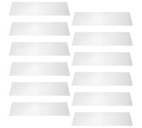 DECOMELODY Revestimientos Transparentes Desmontables para Jaulas de Animales Pequeños 12 Piezas 35,6 X 11,5 Cm Protección Antisalpicaduras 100 Bridas para Conejos, Hurones y Chinchillas