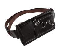 DECOMELODY Riñonera Deportiva Retro para Hombre Grande 2022 Bolsa de Viaje Marrón Resistente Riñonera Ajustable para Senderismo y Correr Bolso Portátil Manos Libres para Trabajo y