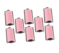 DECOMELODY Rodillos de Esponja Cabello 8piezas, Rizadores Que No Dañan la Raíz, Material Plástico y Espuma, Ideales para Peinado y Uso Nocturno