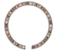 DECOMELODY Roseta para Boca de Guitarra Acústica de Madera Incrustaciones, Pegatina para Orificio de Sonido, Accesorio Compatible Guitarra Clásica y Electroacústica, Fácil Instalación