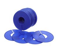 DECOMELODY Separadores de Estantes para Armario 20 Piezas Organizador de Ropa Redondo de Plástico Resistente Color Azul Oscuro Divisores Reutilizables para Clasificación y Almacenamiento