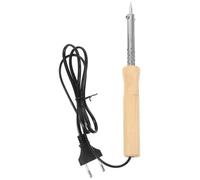 DECOMELODY Soldador Eléctrico con Mango de Madera Ergonómico Herramienta Portátil de Soldadura para Trabajos Delicados Núcleo de Calentamiento Duradero Compatible y Fácil de Usar
