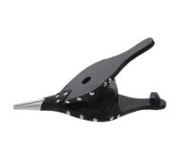 DECOMELODY Soplador Manual Portátil para Barbacoa y Chimenea Resistente Acero Inoxidable y Madera Ligero y Compacto para Camping y Exteriores