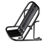 DECOMELODY Soporte Metálico para Bicicleta Resistente y Fácil de Instalar Portaequipajes Compacto para Ciclismo al Aire Compatible con Varias Bicicletas
