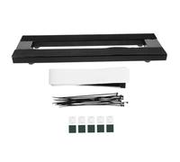 DECOMELODY Soporte para Pedal de Guitarra Eléctrica Pequeño Resistente y Anti-óxido Diseño Práctico y Estable para Montaje de Efectos Pedalboard Color Negro