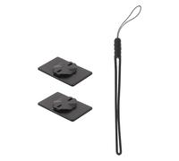 DECOMELODY Soporte para Teléfono de Bicicleta con Base Cuadrada Adhesiva, Compatible con Ciclocomputador GPS, Pack 2 Unidades, Accesorio para Manillar de Ciclismo de Montaña y