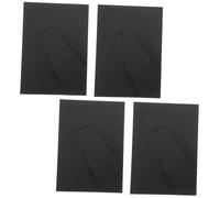 DECOMELODY Tablero Trasero para Caballete de Fotos DIY 4 Piezas Negro Estructura Ajustable Soporte Firme para Exhibición de Escritorio Instalación Fácil Repuesto para Marcos de Fotos
