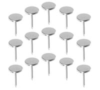 DECOMELODY Tachuelas Planas de Hierro Estilo Vintage 11X17 MM 50 Unidades Clavos Decorativos para Tapicería de Muebles Sofás y Puertas Accesorios para Decoración de Madera