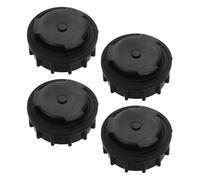 DECOMELODY Tapón de Drenaje para Cubo de Basura 660L Negro Sello de Goma 4 Unidades Accesorio Resistente para Cubos de Exterior Control de Fugas y Fácil Mantenimiento