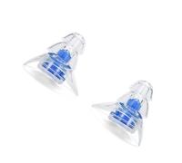 DECOMELODY Tapones Oídos de Silicona Antirruido Reutilizables Azul Reducción de Ruido Confort Dormir Viaje Salud y Protección Auditiva