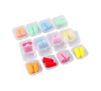 DECOMELODY Tapones Para Oídos Antirruido 6 Cajas Multicolor Esponja Protección Auditiva Bloquea Ruido Para Dormir Estudiar Trabajar Viajar Reducción Ruido Salud Hogar Cuidado Oído